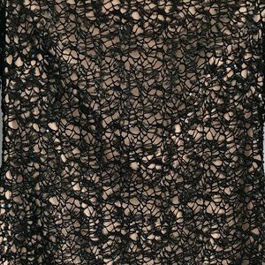 New longsleeve sequin mini dress black/nude aidan